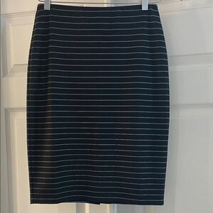 White House Black Market Black and Gray Pencil Skirt